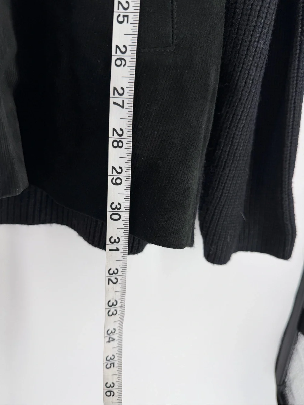 Mens Black Suede Front Cardigan Sweater XL Silk Wool Blend Full Zip Knit Jacket⁠